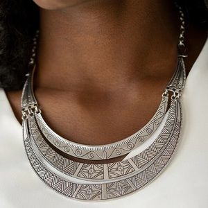 Take All You Can GATHERER necklace and earrings💚paparazzi 152b